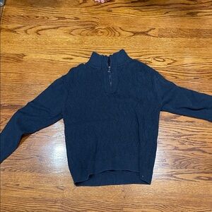 Weatherproof Men's Dark Blue Zip-Up Sweater